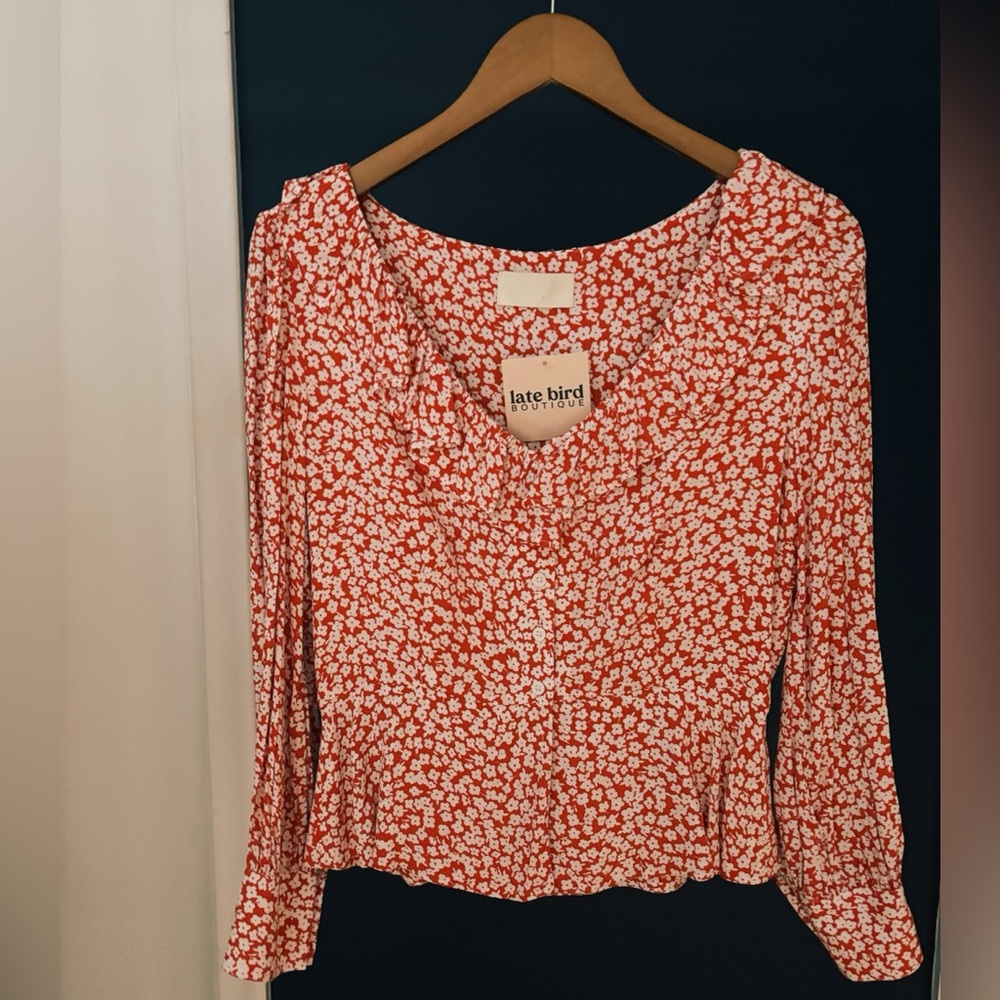 NWT Capulet Floral Long Sleeve Blouse